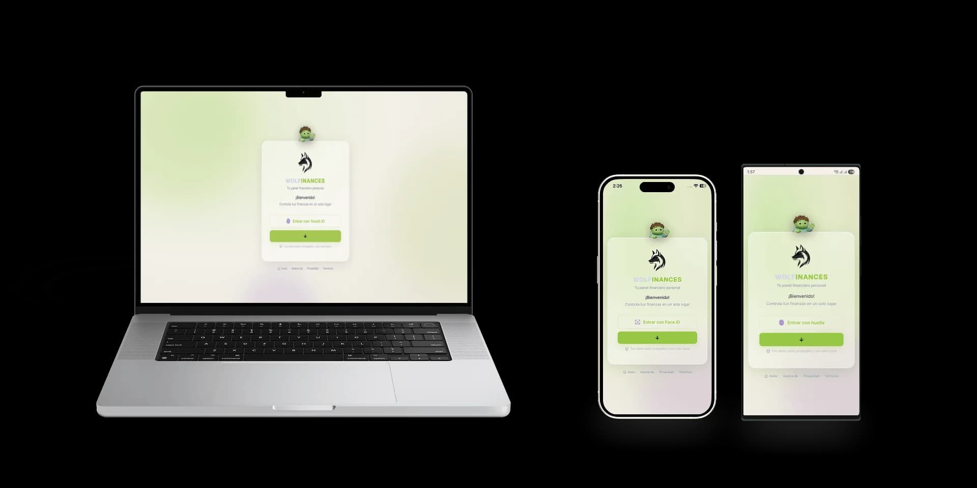 Login biométrico en todos los dispositivos